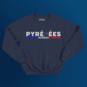 Pull Aussau Pyrénées - Bleu Marine